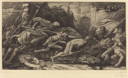 El triunfo de la muerte: Batalla