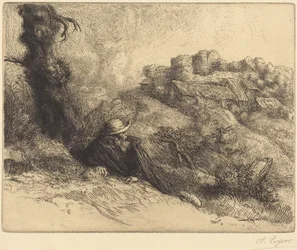 Vista de un castillo (Château des Revenants)