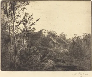 Vista de una granja