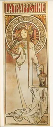 Alphonse Mucha: La Trappistine ... (litografía)