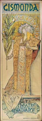 Sarah Bernhardt. Póster