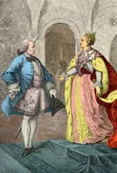 Entrevista entre Denis Diderot y la emperatriz Catalina 2