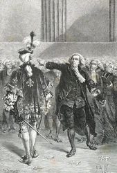 Mirabeau exclama "Ve y di a los que te han enviado que estamos aquí por voluntad del pueblo y que sólo saldremos por la fuerza de las bayonetas".