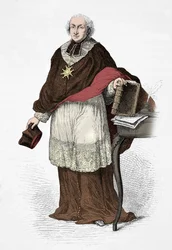 Retrato del cardenal de Lomenie de Brienne (Grabado)