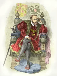 Retrato de Carlos V (Grabado)