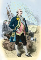 Retrato de Pierre Andre de Suffren dit le Bailli de Suffen (Grabado)