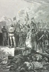 Ricardo Corazón de León ordena la masacre de los musulmanes en Saint Jean d