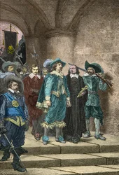 El marqués de Cinq Mars y François Auguste de Thou camino de su ejecución