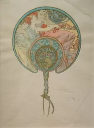 Diseño para un abanico