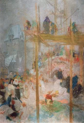 Johann Militsch de Kremsier / Estudio para tríptico de A. Mucha