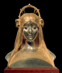 Cabeza de una niña
