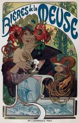 Póster para las Bieres de la Meuse, 1897