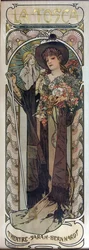 Póster para la obra La Tosca de Victorien Sardou, 1899