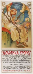 Póster para la exposición La Epopeya Eslava, 1928