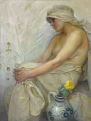 Niña sentada