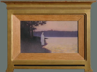 Silencio del agua (pintura sobre lienzo)