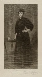 Una dama de negro
