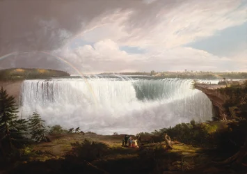 La Gran Catarata de la Herradura, Niágara, 1820