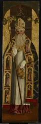 Un obispo santo, finales del siglo XV