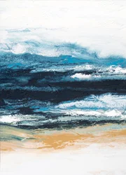 Capas oceánicas abstractas