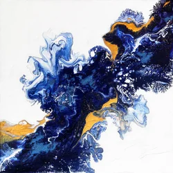 Flujo de oro azul