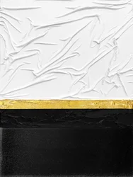 Elegante dorado, negro y blanco
