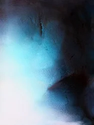 Resplandor azul etéreo