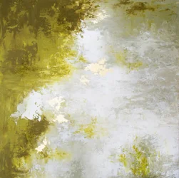 Flujo verde dorado
