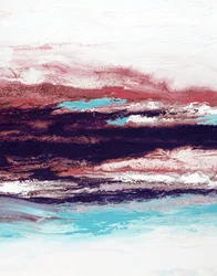 Paisaje abstracto lleno de vida