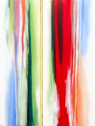 Corrientes de colores vivos