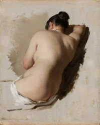 Estudio de un desnudo, c. 1850