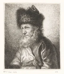 Retrato de Michel Hirsch, rabino de Potsdam
