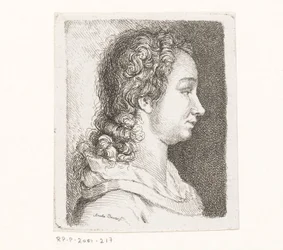 Retrato de la esposa del artista Georg Friedrich Schmidt