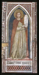 Capilla de la Magadalena, la pared norte: "Miriam, hermana de Moisés