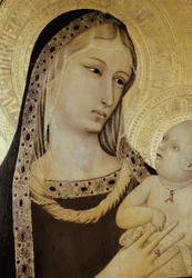 Virgen y Niño (detalle)