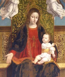 Madonna y Niño (detalle)