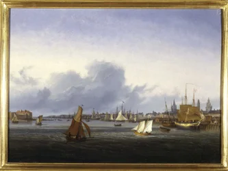 El Puerto de Calais por Louis Garneray, sd. circa 1820