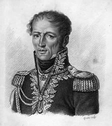 Antoine, Conde Drouot General francés (1774-1847) - en "Retratos de los generales franceses que siguieron a las victorias y conquistas de los franceses". Grabado por Ambroise Tardieu en 1818. Colección Stella.