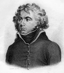 Jean-Baptiste Kléber (1753-1800), general francés. En "Portraits des généraux français en suite les victoires et conquêtes des Français". Grabado por Ambroise Tardieu en 1818. Colección Stella.