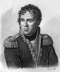 Retrato de Joseph Secret Pascal Vallongue, General de Brigada (1763-1806) - en “Retratos de los generales franceses en las victorias y conquistas de los franceses”. Grabado por Ambroise Tardieu en 1818. Colección Stella.