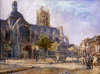 St.Jacques, Dieppe (óleo sobre lienzo)