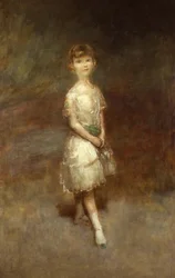 Estudio de una niña joven