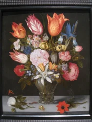 Flores en un vaso