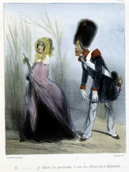 Caricatura - en “Madeleines” por Cham, c.1870-1880