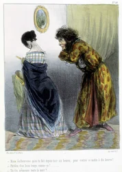 Caricatura - en “Madeleines” de Cham, circa 1870-1880