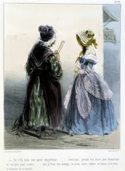 Caricatura - en “Madeleines” por Cham, c.1870-1880