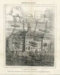 Ilustración de Cham (1819-1879) en Le Charivari