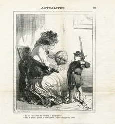 Ilustración de Cham (1819-1879) en Le Charivari