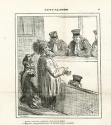 Ilustración de Cham (1819-1879) en Le Charivari