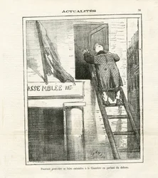Ilustración de Cham (1819-1879) en Le Charivari